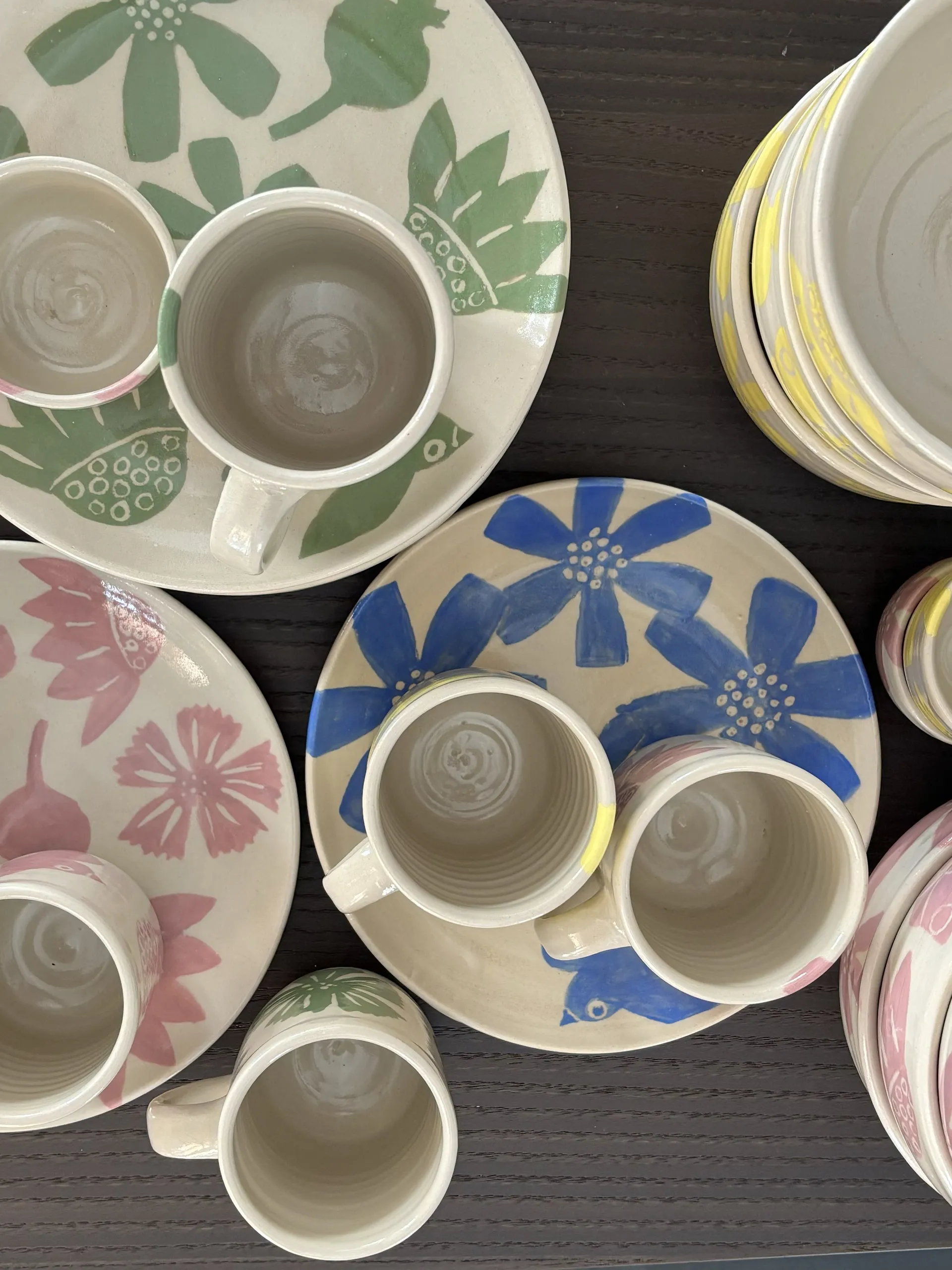 Keramik Geschirrset Flora & Fauna